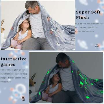 Cozy Glow in the Dark Blanket for Kids