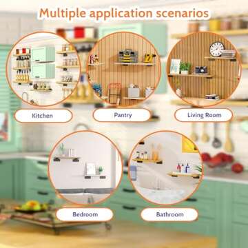 Explore SKYSEN's Heavy Duty Floating Shelf Brackets