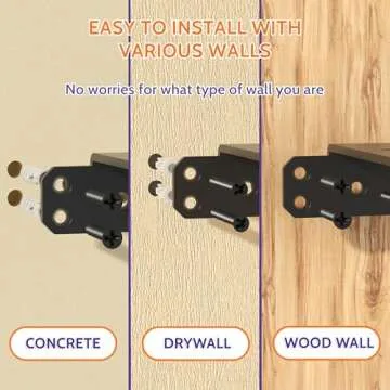 Explore SKYSEN's Heavy Duty Floating Shelf Brackets