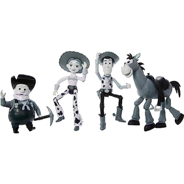Mattel Disney Pixar Toy Story Black & White Action Figures Set