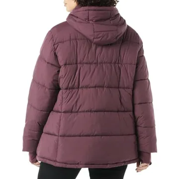 Amazon Essentials Women's Quilted Hooded Puffer Coat
