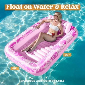 Sloosh Inflatable Tanning Lounger for Ultimate Relaxation