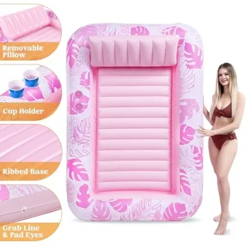 Sloosh Inflatable Tanning Lounger for Ultimate Relaxation