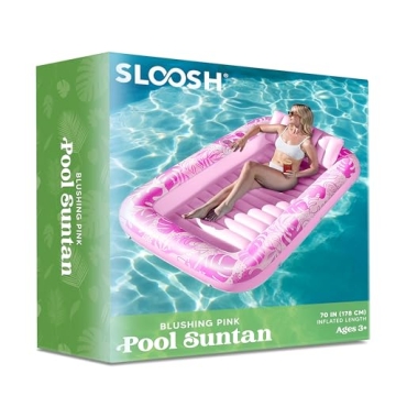 Sloosh Inflatable Tanning Lounger for Ultimate Relaxation