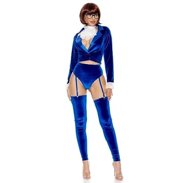 Forplay Women's Powers Movie Character Costume in Blue