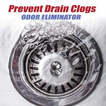 SANI 360° Sani Sticks Drain Cleaner and Deodorizer, Enzyme Pipe Cleaners, Eliminate Odors, Prevent Clogged Drains, Safe for Sinks, Bathtub Drains, Septic Tanks, 24 Count, Lemon Scent