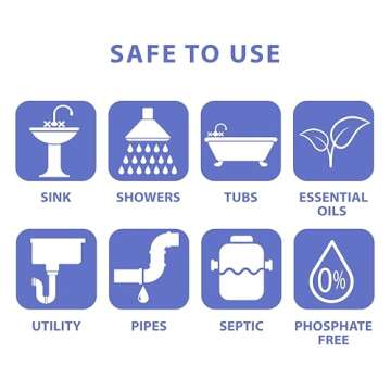 SANI 360° Sani Sticks Drain Cleaner and Deodorizer, Enzyme Pipe Cleaners, Eliminate Odors, Prevent Clogged Drains, Safe for Sinks, Bathtub Drains, Septic Tanks, 24 Count, Lemon Scent