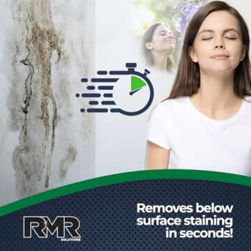 RMR-86 Instant Mold and Mildew Stain Remover Spray - Scrub Free Formula, 2 Pack - 32 oz