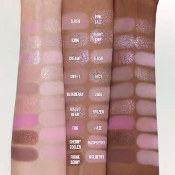 dasique Shadow Palette #18 Berry Smoothie 7g I 9 Blendable Shades in Smooth Matte and Shimmer Finishes with Gorgeous Pearls | Eye Makeup Palette | Cruelty Free | K-beauty