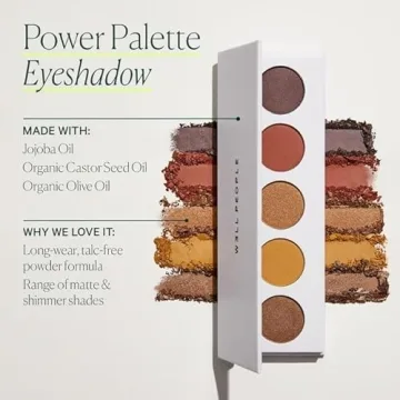 Vegan Power Palette Eyeshadow Matte Shimmer Shades Well People