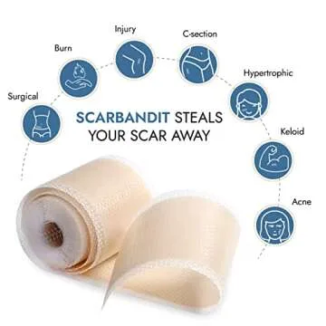 Scarbandit Silicone Scar Sheets for Effective Scar Healing