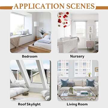 PONY DANCE Blackout Blind Portable - Baby Travel Easy Install Thermal Insulated Adjustable Free Size Light Block Shade for Car Sunshade/Travel, 51Wx78L inches, 1 Panel, Black