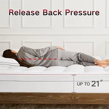 Cal King Mattress Topper 1800TC Cooling Pad for Sleep