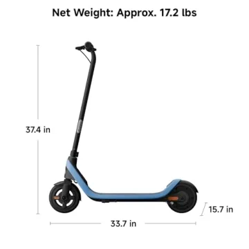 Segway Ninebot eKickScooter C2 Lite for Kids 6-10 with 9.9 mph Speed
