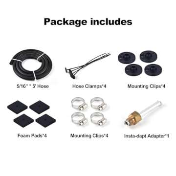 EVIL ENERGY 5/16" Transmission Oil Cooler, 8 Pass Tube and Fin Cooler Kit Universal Aluminium Black…