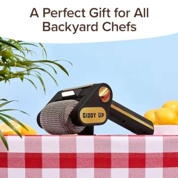 Horsepower Giddy Up Grill Brush - Cordless and Rechargeable