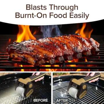 Horsepower Giddy Up Grill Brush - Cordless and Rechargeable