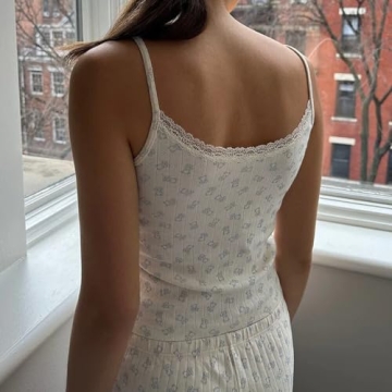 SOLILOQUY Y2K Floral Pajama Set for Women