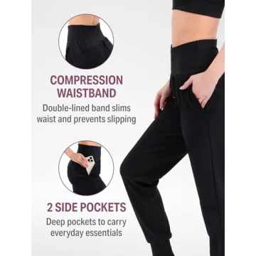 SATINA High Waisted Full Length Tummy Control Leggings