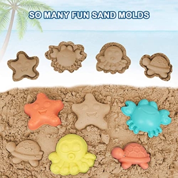 TOY Life Beach Sand Toys Set for Toddlers - 9 Pieces