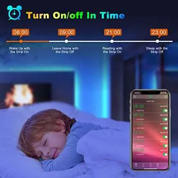 HRDJ LED Strip Lights 66ft for Music & Party Ambiance