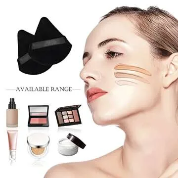 Triangle Powder Puff Set by Bvcewilty for Flawless Makeup