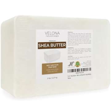 Velona Shea Butter Melt and Pour Soap Base Natural Crafting