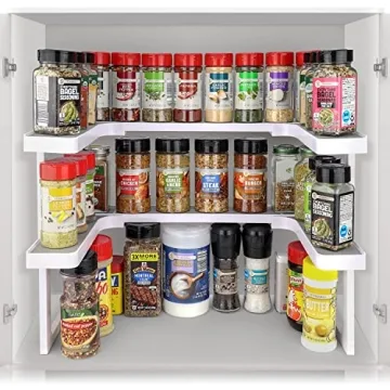 Spicy Shelf Organize Up to 64 Spices with Ease