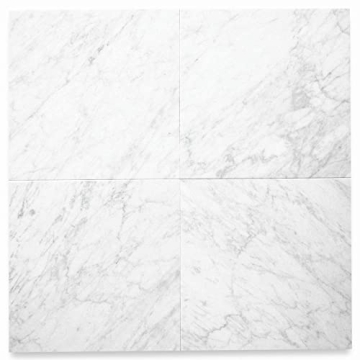 Stone Center Online Carrara White Marble 12x12 Tile Honed Kitchen Bath Wall Floor Backsplash Shower ...