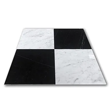Elegant Premium Carrara White Marble 12x12 Tile for Renovations