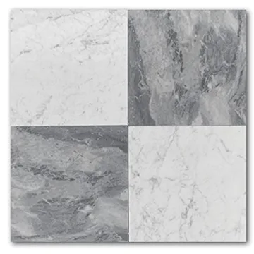 Elegant Premium Carrara White Marble 12x12 Tile for Renovations