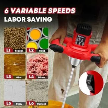 SILVEL 2300W Electric Cement Mixer for Efficient Mixing