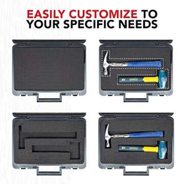 True Position Tools - Universal Hard Carrying Case with Premium Kaizen Pick and Pluck Foam - Protect...