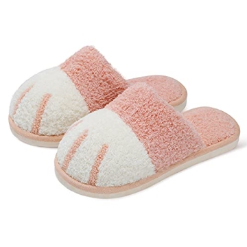 SINNO Cute Animal Slippers for Women Indoor Outdoor Memory Foam House Slippers Soft Warm Cozy Fuzzy ...