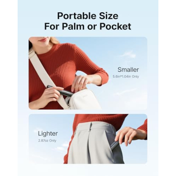 BOYA Magic Wireless Mini Microphones for iPhone/Android/PC/Camera, 4 Form-in-1 Mic, 7g Lightweight,AI Noise Reduction, 48kHz/24bit,APP Control, 328ft Range,Microphone for Recording(Stand not included)