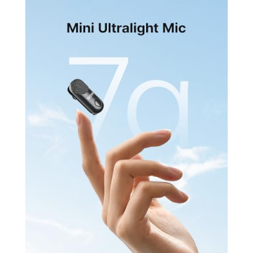 BOYA Magic Wireless Mini Microphones for iPhone/Android/PC/Camera, 4 Form-in-1 Mic, 7g Lightweight,AI Noise Reduction, 48kHz/24bit,APP Control, 328ft Range,Microphone for Recording(Stand not included)