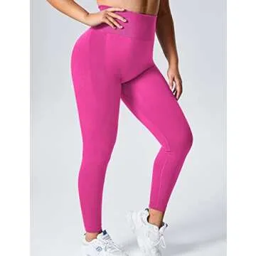 YEOREO Seamless Gym Leggings High Waist Tummy Control