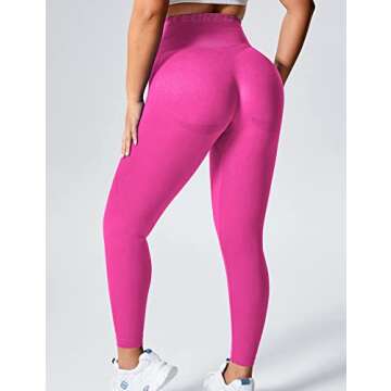 YEOREO Seamless Gym Leggings High Waist Tummy Control