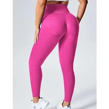 YEOREO Seamless Gym Leggings High Waist Tummy Control