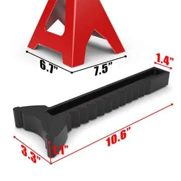 BIG RED 3 Ton Torin Steel Jack Stands with Double Locking Security