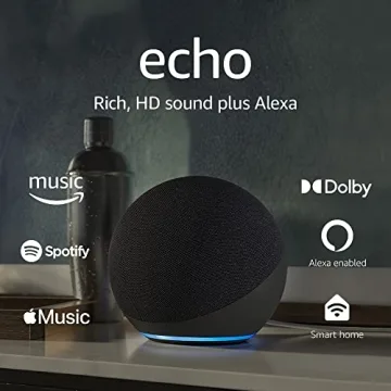 All-new Echo (4th Gen) with Premium Sound and Alexa