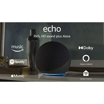 All-new Echo (4th Gen) with Premium Sound and Alexa
