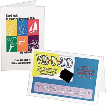 Avery Printable Greeting Cards with Envelopes, 30 pack