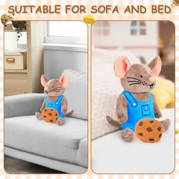 If You Give a Mouse a Cookie - Mouse Stuffed Animal Mini Toy Plush for Toddler Boys & Girls - Ages 3-8