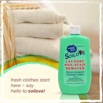 Soilove Stain Remover Liquid – 4 Pack Enzyme Fighter