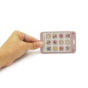 Safe Soft Silicone Phone Shape Teether for Infants