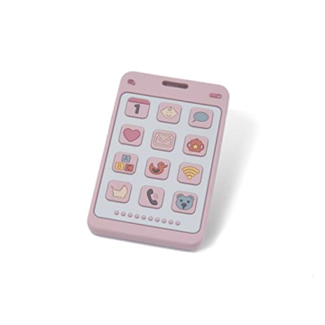 Safe Soft Silicone Phone Shape Teether for Infants