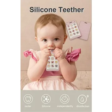 Safe Soft Silicone Phone Shape Teether for Infants