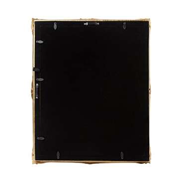 ASOWIN Antique Picture Frames,11×14 Baroque Photo Frames with Floral Relief, Wall and Tabletop Picture Frames Bronze