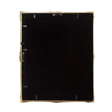 ASOWIN Antique Picture Frames,11×14 Baroque Photo Frames with Floral Relief, Wall and Tabletop Picture Frames Bronze